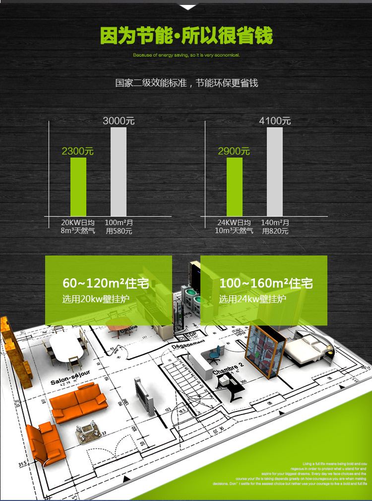 贝雷塔尊者30kw采暖热水两用壁挂炉卖点